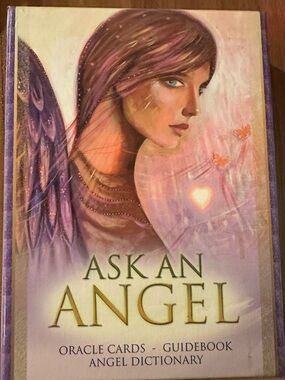 Ask An Angel Oracle Cards – Purple and Pink Angel Artwork